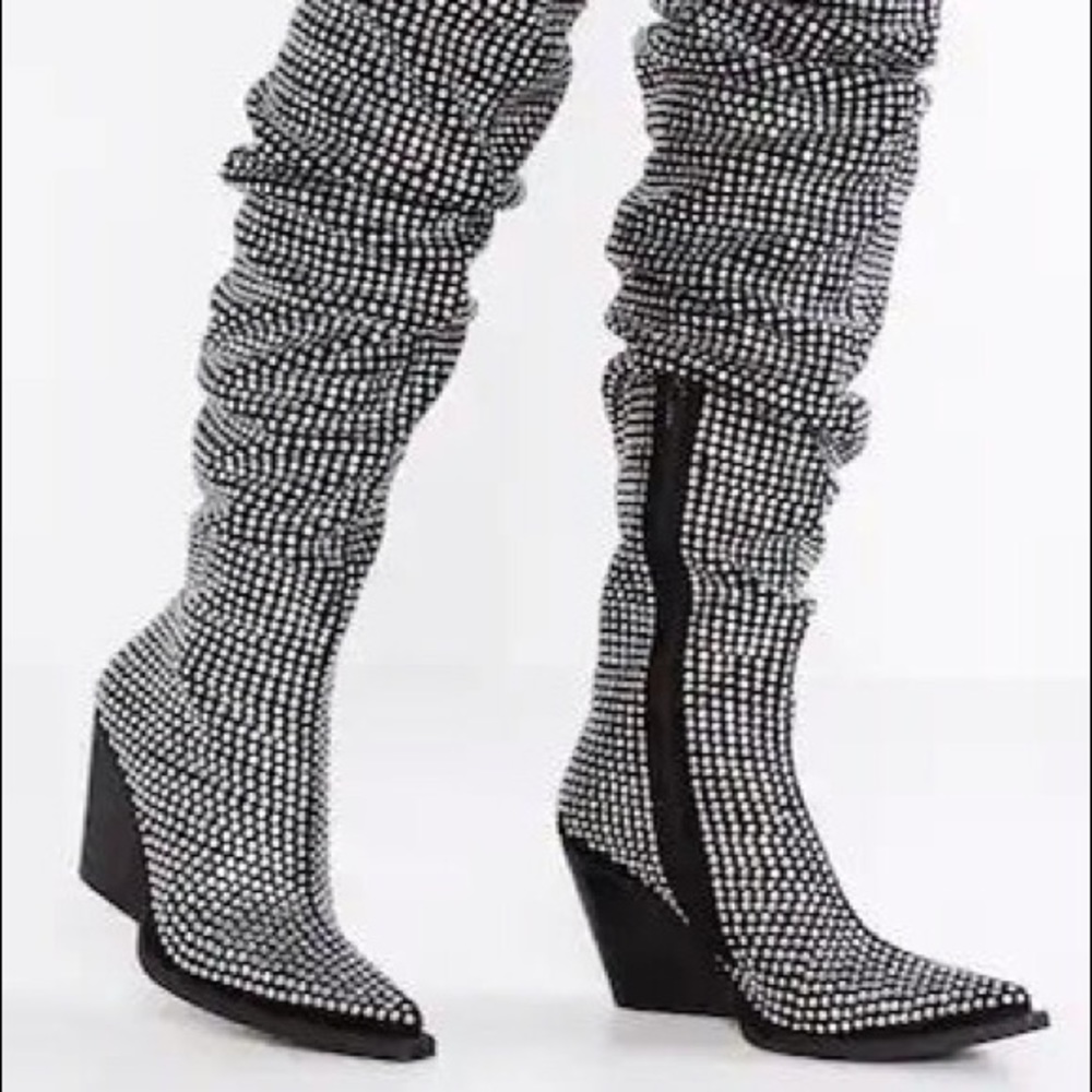 Jeffrey Campbell Controlla Slouch OTK Boot